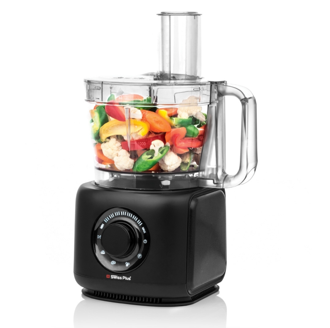 تصویر غذا ساز 11 کاره سوئیس پلاس مدلSFP-800 Swiss Plus 11-function food processor, model SFP-800