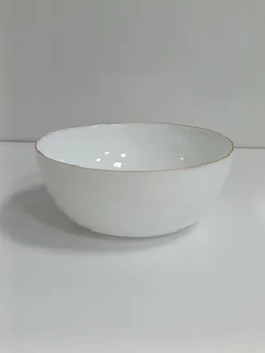 کاسه آبگوشت ارکوپال  گلدن اوپال گرد لب طلا