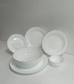 سرویس ارکوپال 26 پارچه گلدن اوپال طرح سرکالب لب طلا