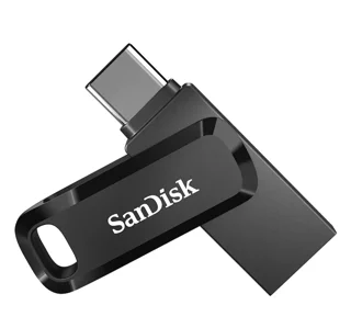 فلش مموری سن دیسک32گیگا بایتی مدل Dual Drive Go USB Type-C