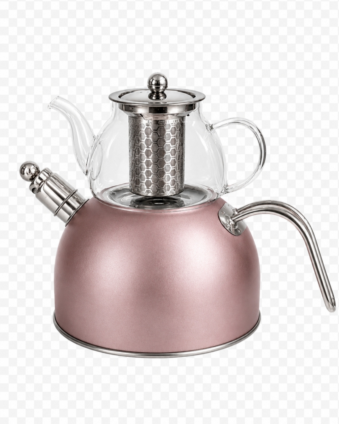 کتری و قوری سوتی رنگی وردا